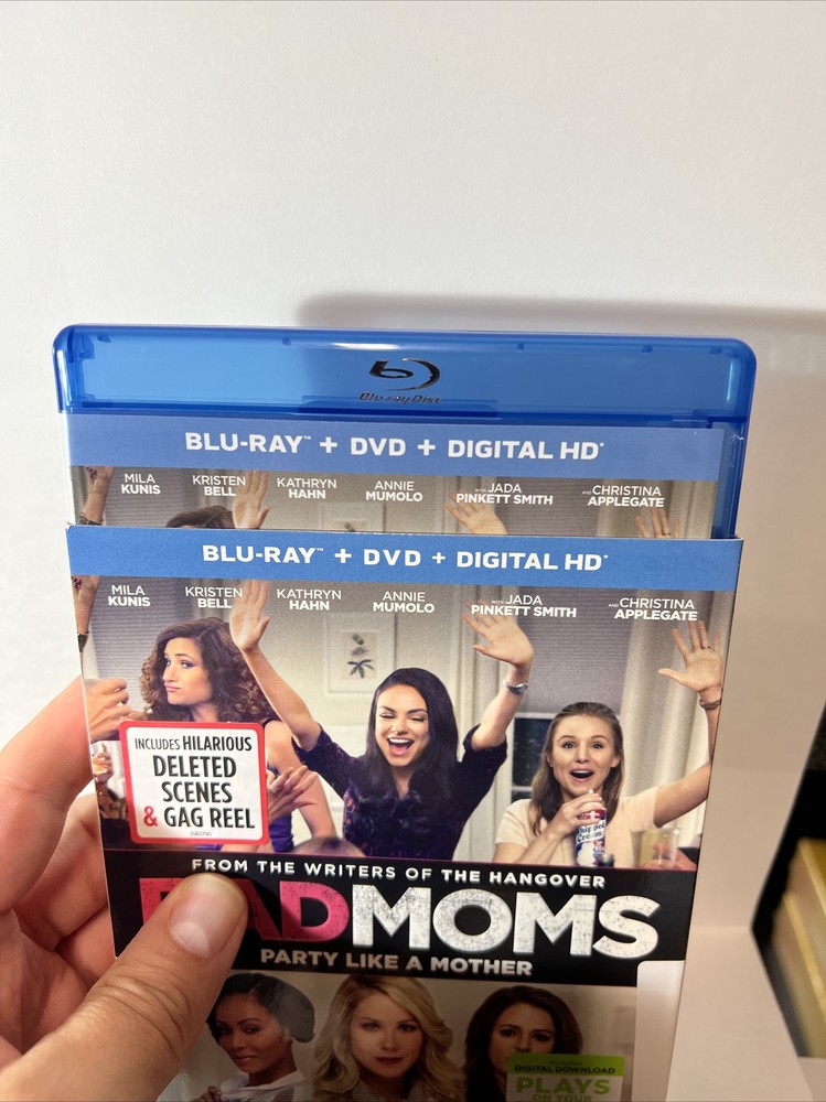 Bad Moms (Blu-ray + DVD, 2016) - Open Item