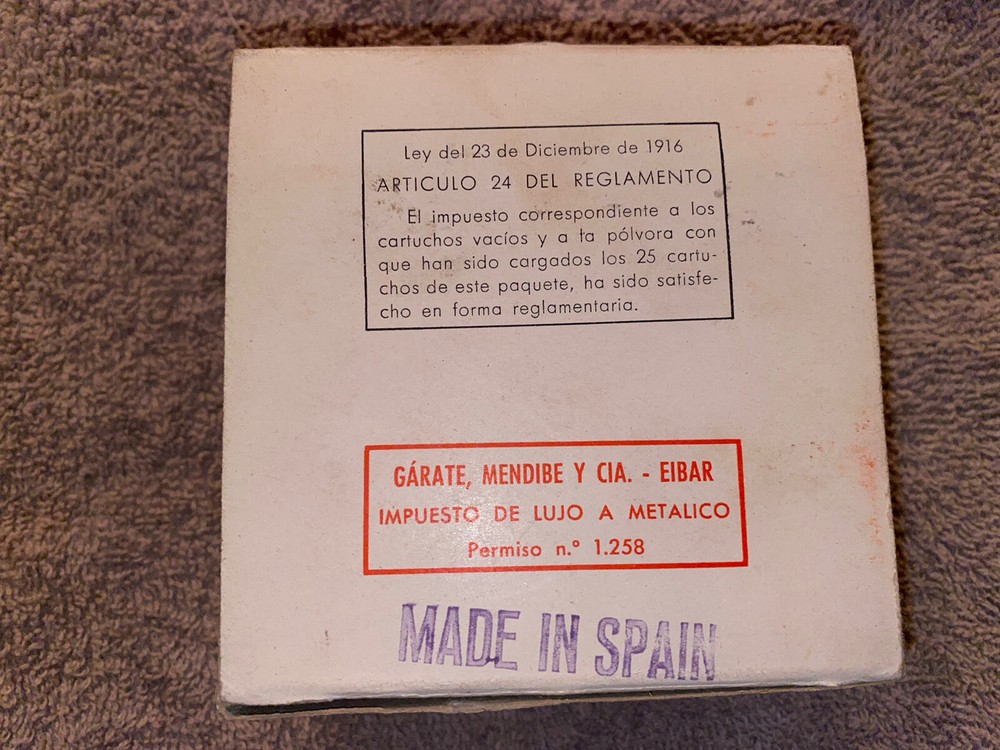 SUPER RARE LA MARCA SHOT SHELL BOX From Spain!Awesome Graphics,Great Shape