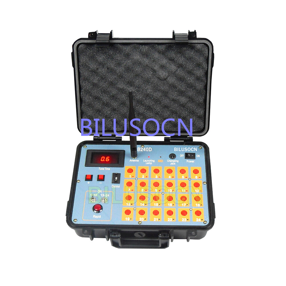 DHL shipping+48 Channel fireworks firing system+300M Remote+2400cues transmitt