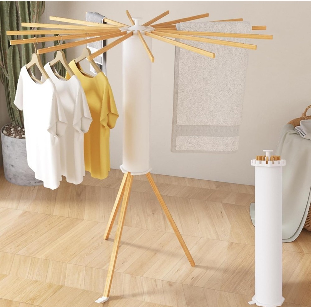 Preruner Octopus Drying Rack (Foldable), Space Saving Tripod Style Drying Racks