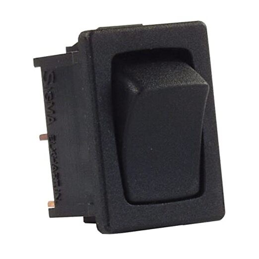 12811-5 Black 12V Mini Momentary On/Off Switch