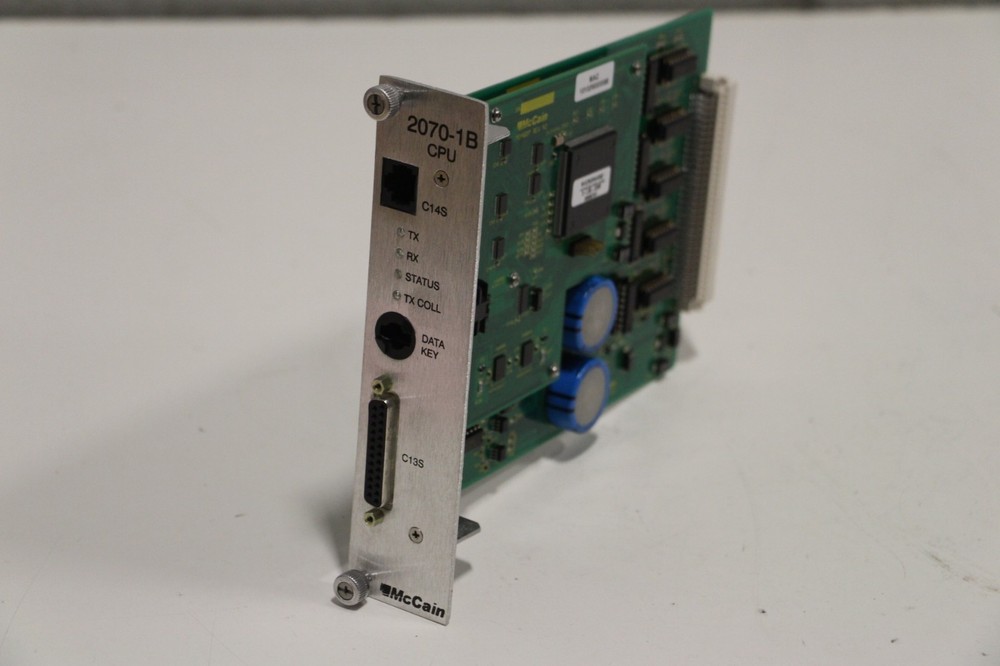 McCain CPU MODULE 2070-1B real-time operating system M34607 M34606 ECONOLITE