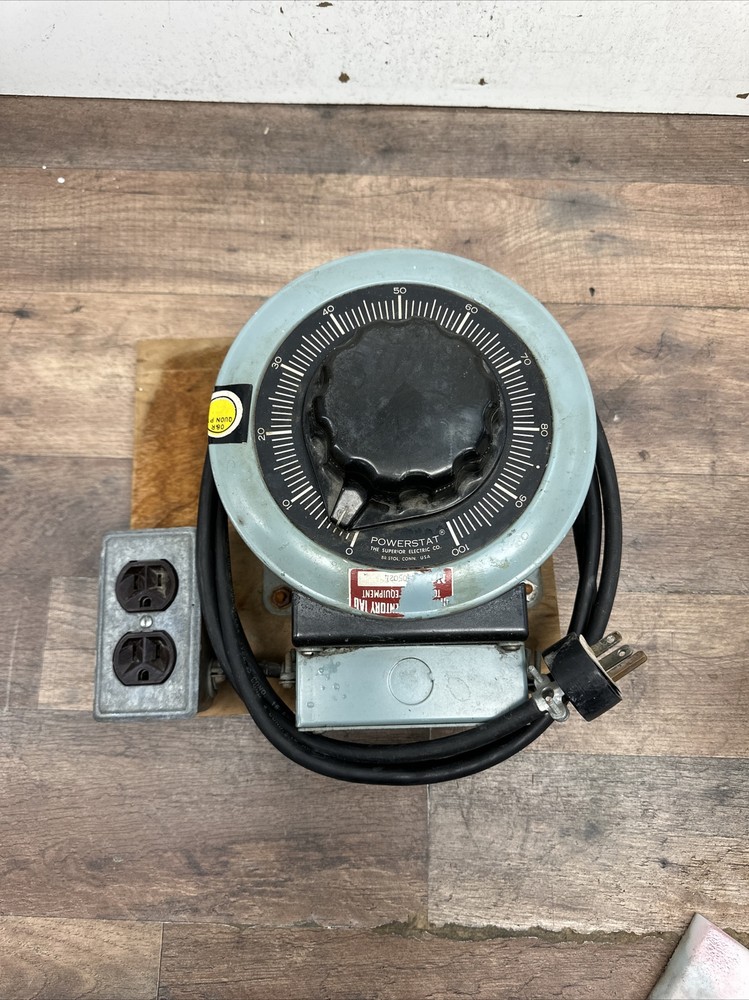 Superior Electric Powerstat Variable Autotransformer, 0-140V, 20A