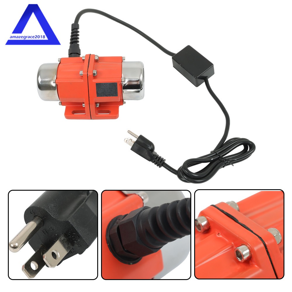 100W Concrete Vibrator Vibration Motor Single Phase Motor AC 110V 3600RPM