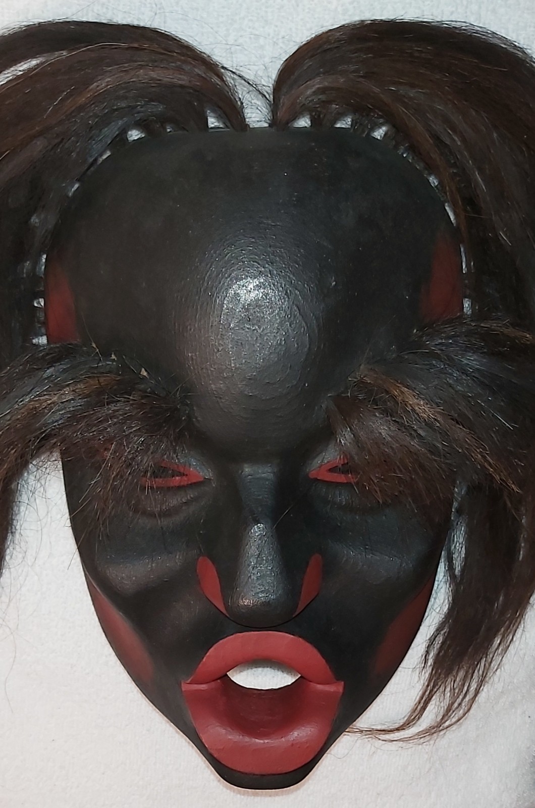 Northwest Coast, Dzunukwa / Tsonokwa vintage mask