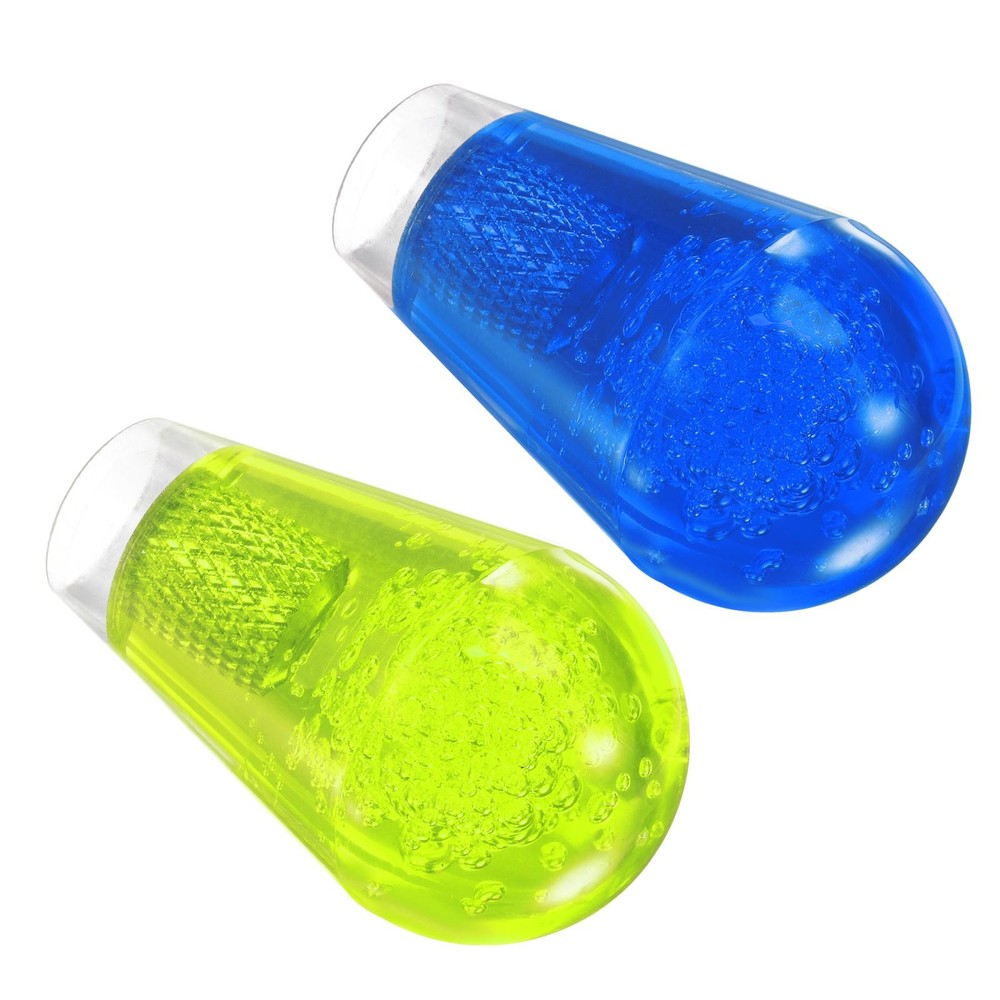 Ellipses Oval Joystick Top Ball Head Arcade Knob Yellow Blue