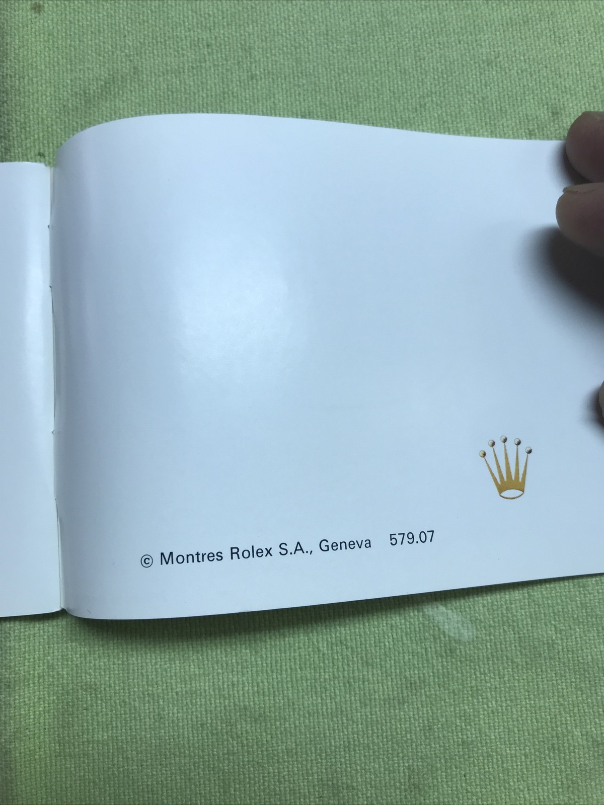 Vintage 1975 Rolex “your Rolex Oyster”Booklet;manual ❗️can choose