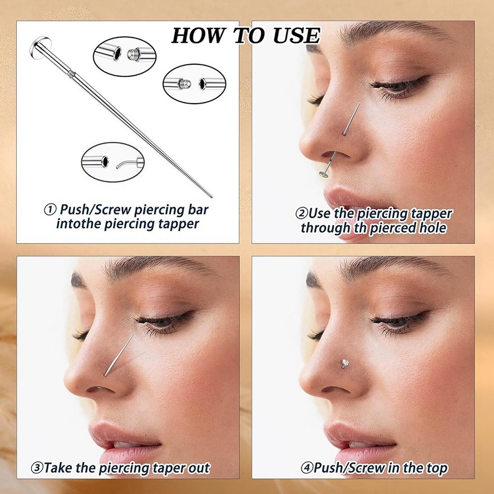 Piercing Kit Grabber Tool Earrings Applicator S9Y81345