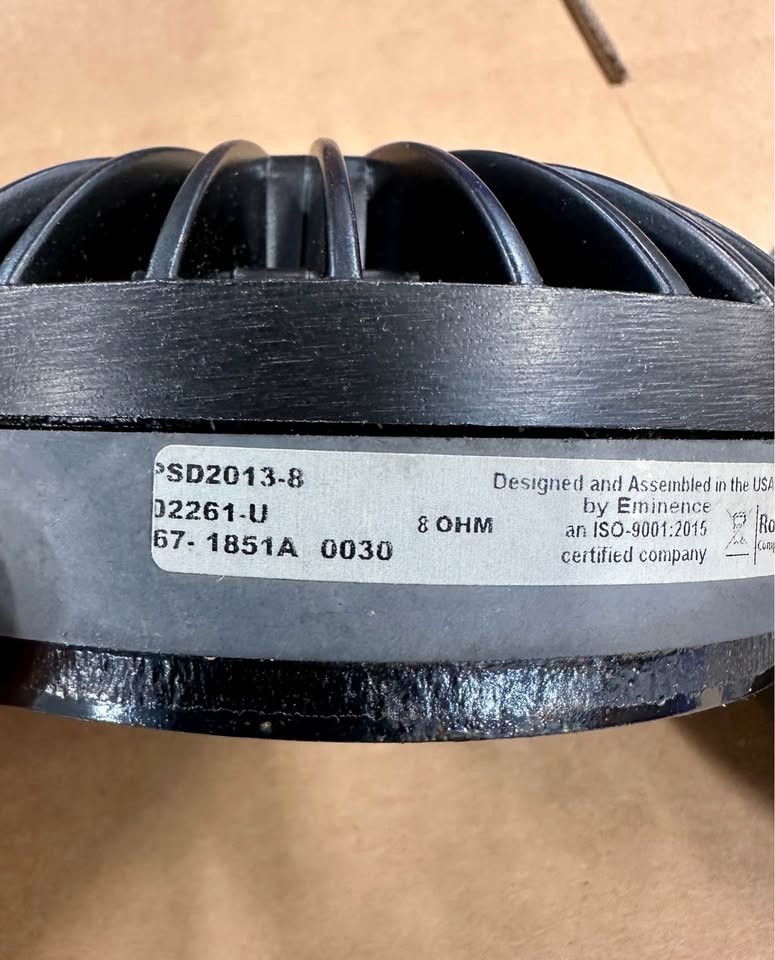 Eminence PSD2013-8 Bolt-On 1" Exit Driver 8Ω