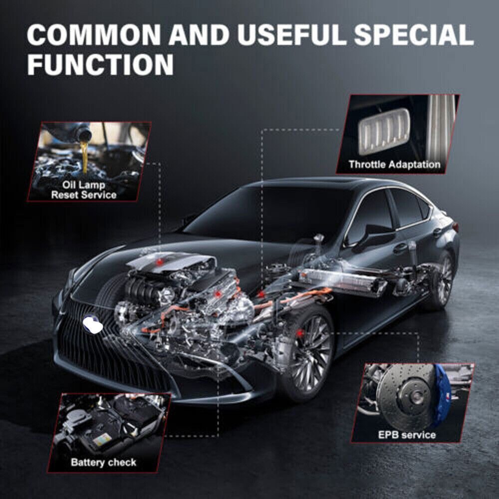 Ancel BD500 OBD2 Scanner Diagnostic Car Code Reader with Battery Check for VW