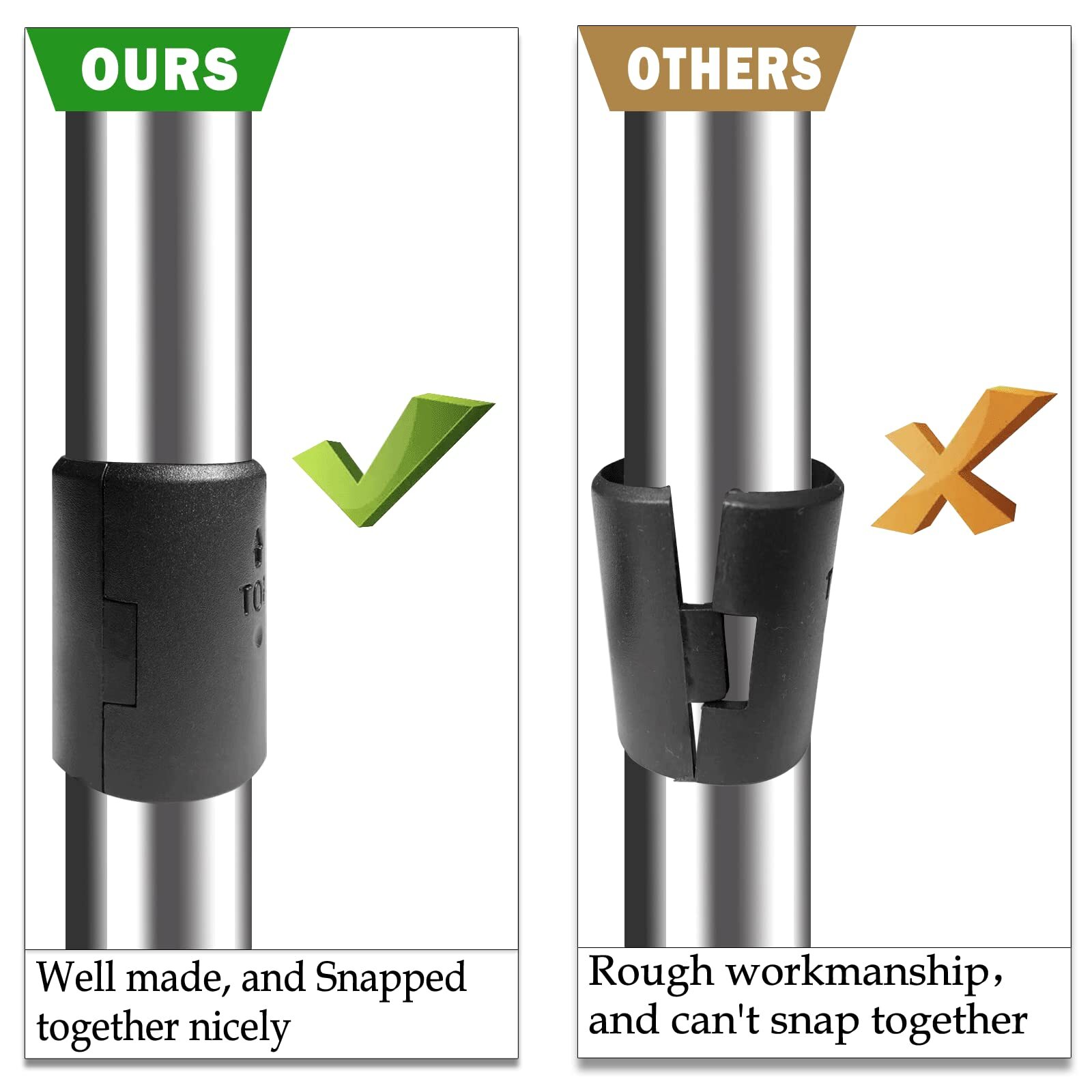 28 Pack Plastic Metal Shelf Clips Shelving Sleeves Replacements (14 Pairs)