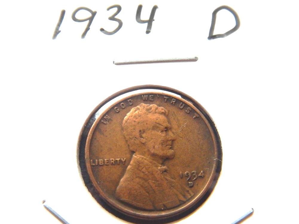 1934 (D) Lincoln Penny
