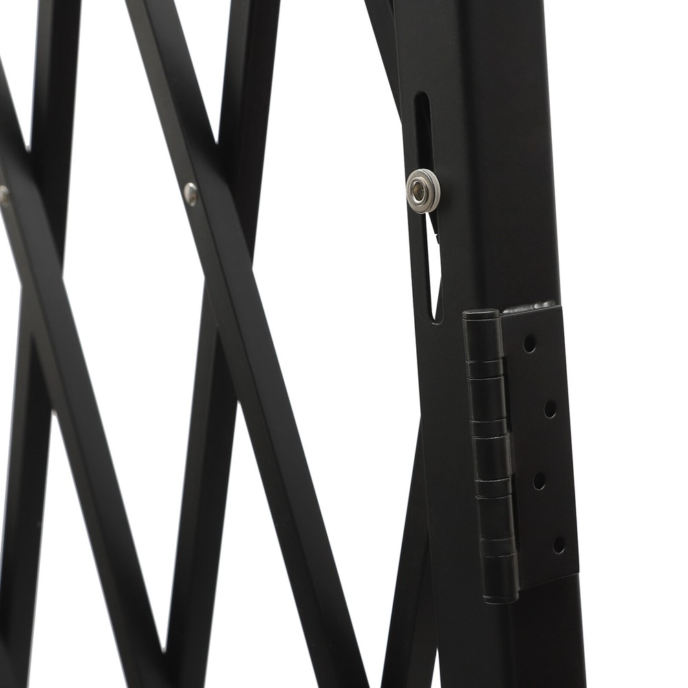1.6*3m Double Folding Security Door 360° Rolling Barricade Gate with Keys