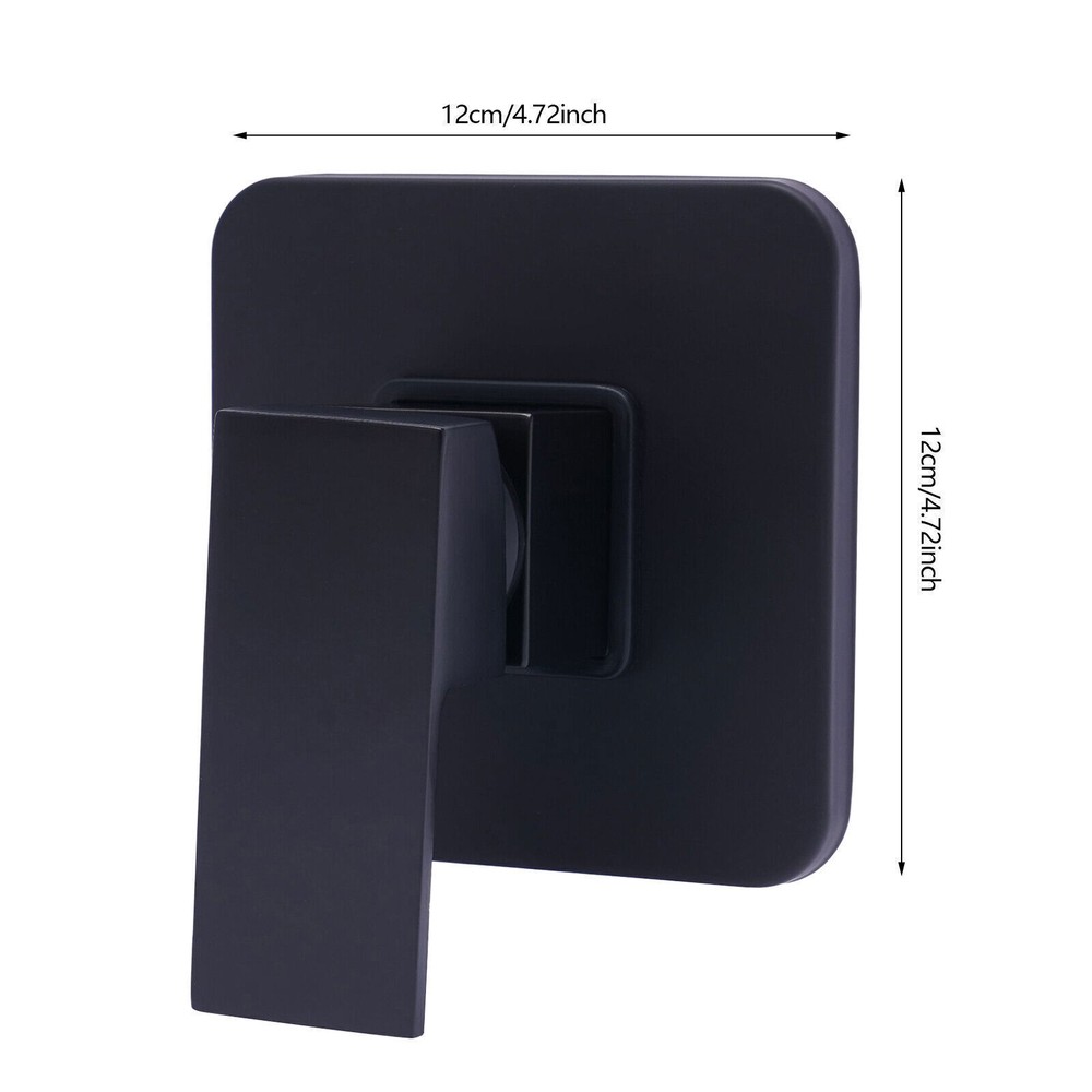 Single-function Shower Mixing Valve Wall Mount Black Shower Handle Valve Kit