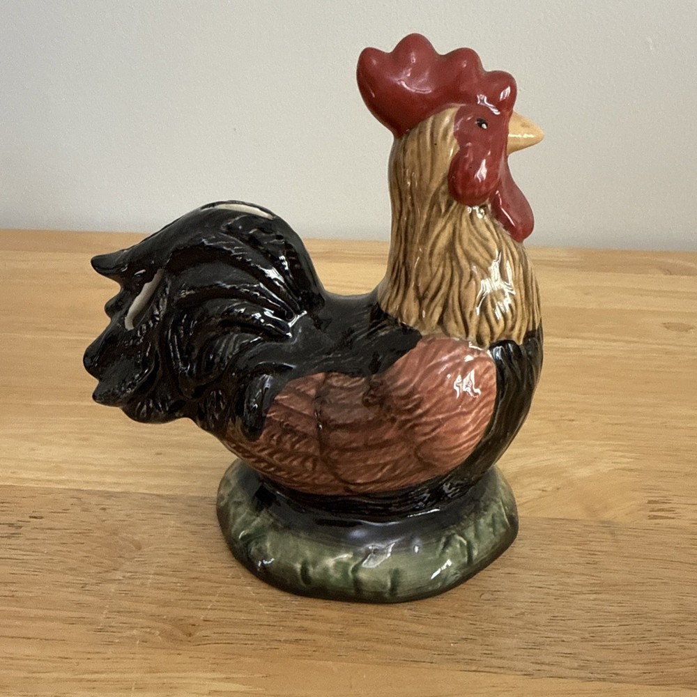 Rooster Measuring Spoon Holder Missing Spoons Country Kitchen Decor