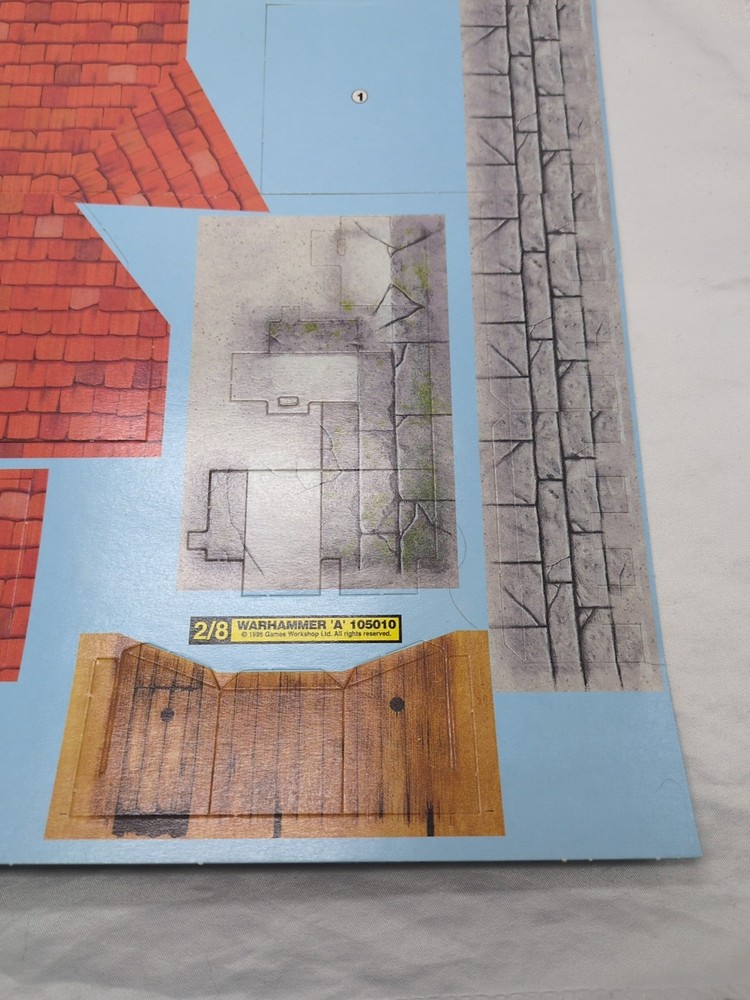 Warhammer 5th Edition 2/8 'A' 105010 Token Sheet