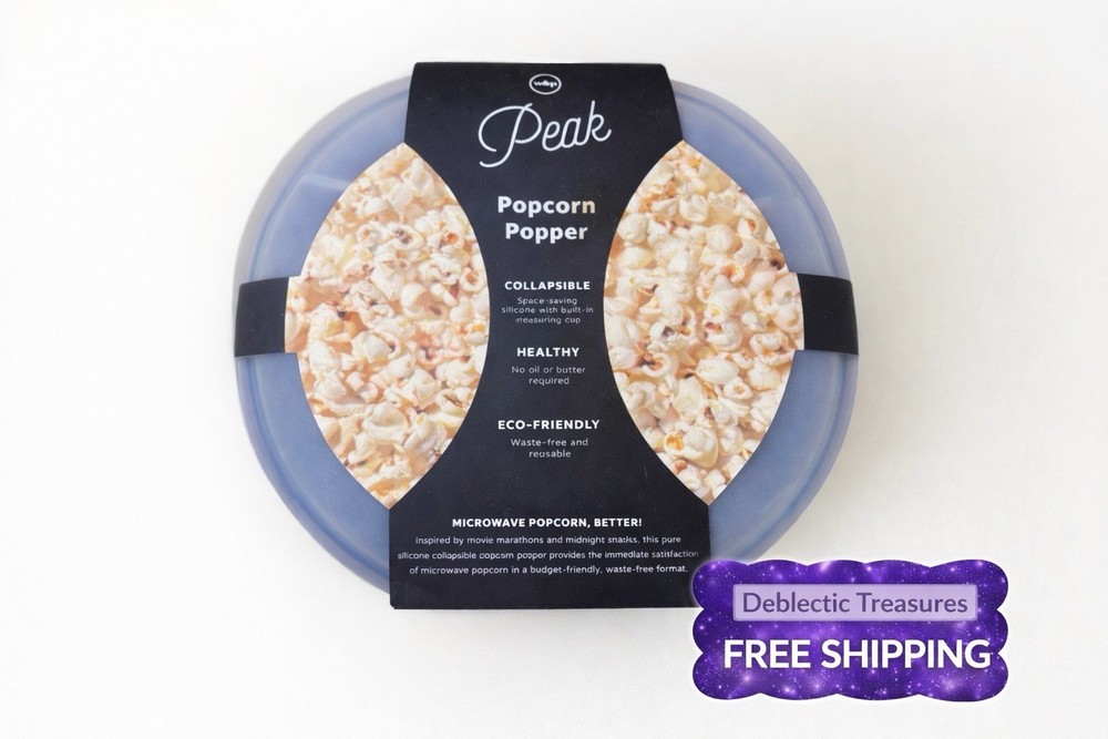 Peak Popcorn Popper W&P Collapsible Eco-Friendly Reusable Microwaveable - New