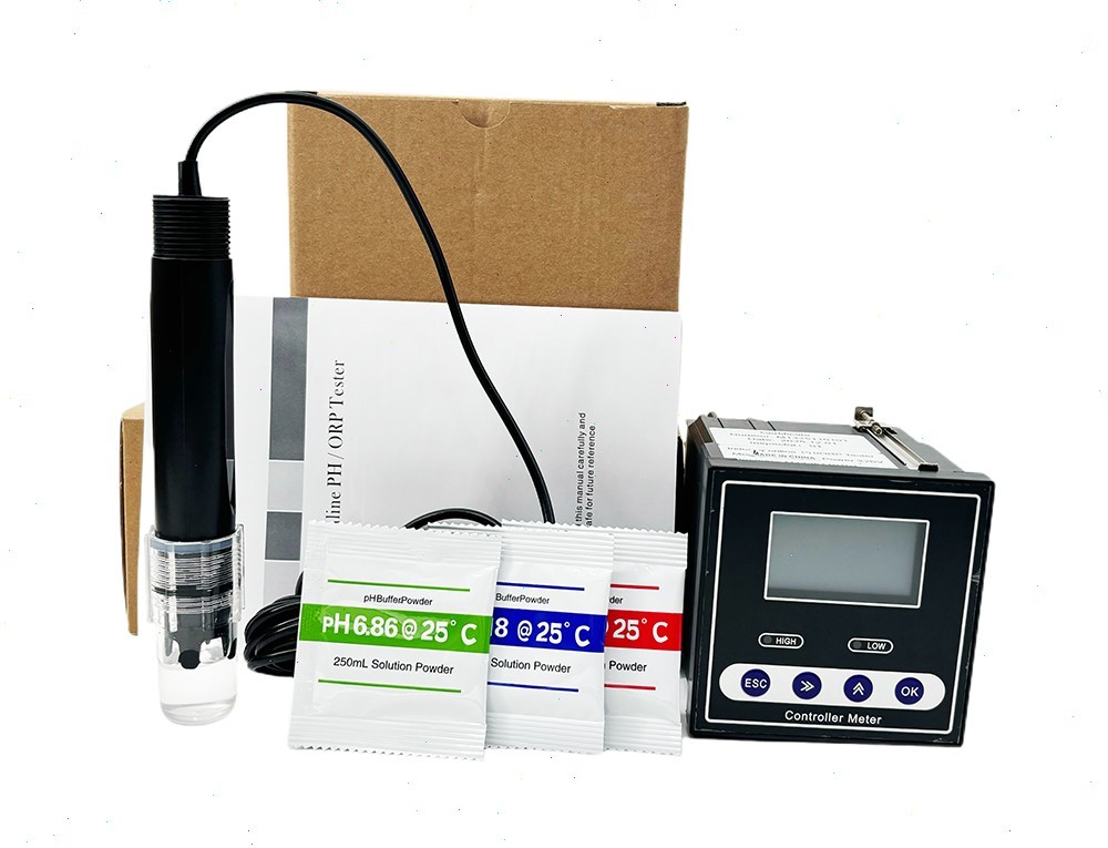 Digital PH Controller Meter with Range 0~14pH Resolution 0.01pH for for Sewage