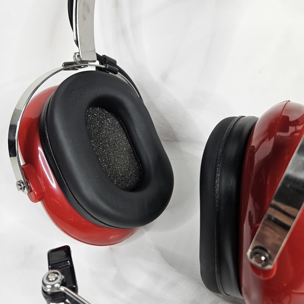 AVCOMM AC-250PNR Red Headset Bundle With Accessories #2