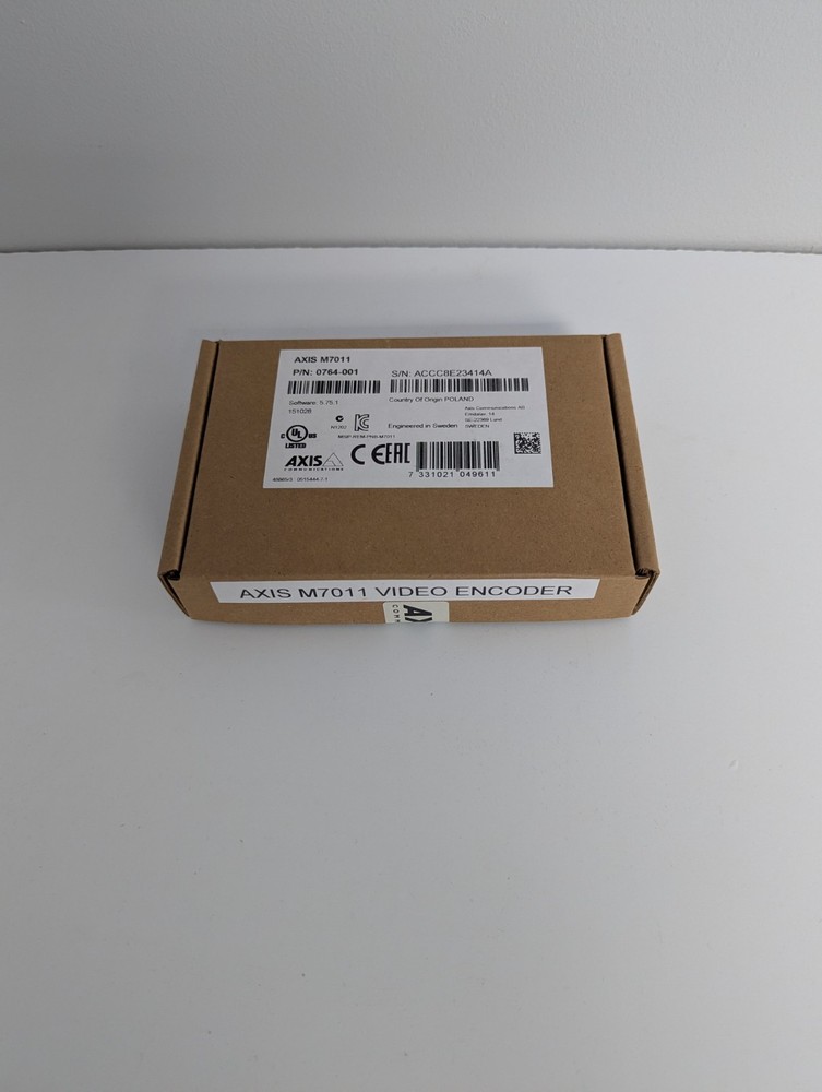 Axis M7011 Video Encoder P/N 0764-001.