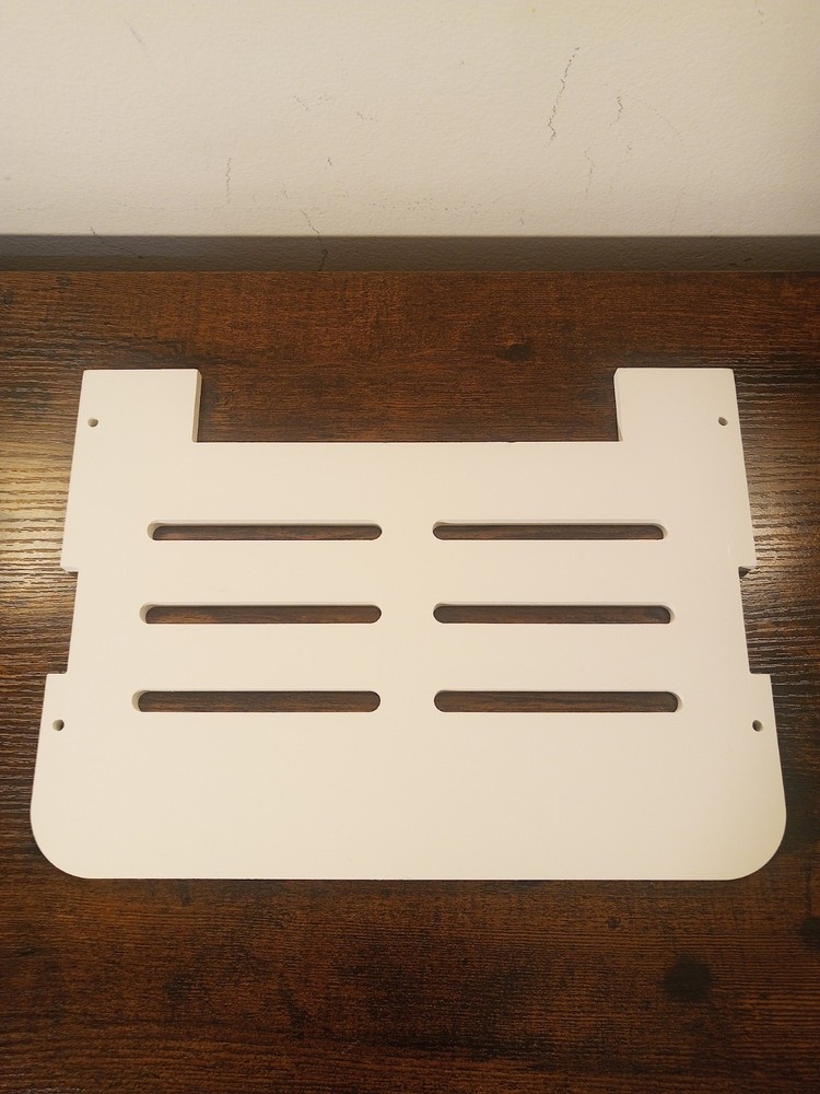 Small White Wall Mount Floating Projector Shelf Rack For TV Projector