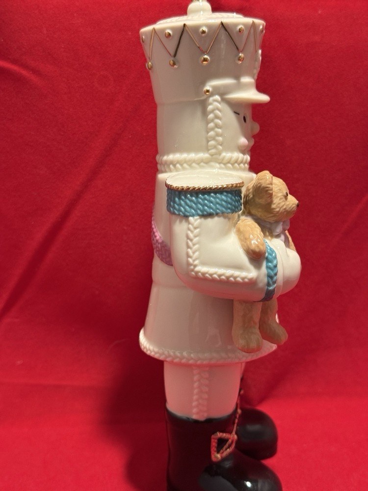 LENOX Nutcracker Sweetie With Teddy Bear In Original Box 7”