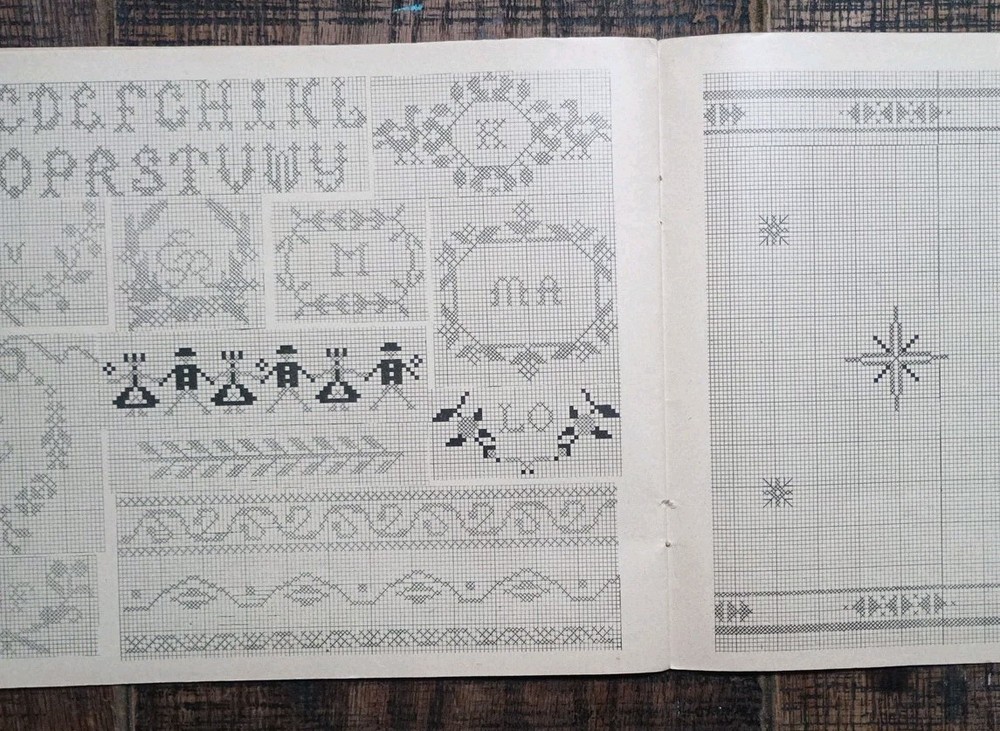 Sweden Vintage Embroidery Patterns Booklet