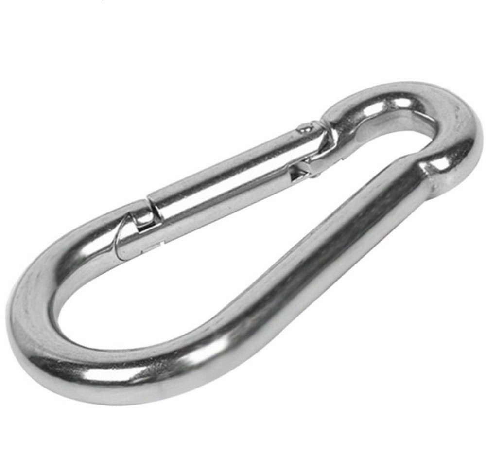 Heavy Duty 316 SS Carabiner Hook / Snap Hook 6.2"