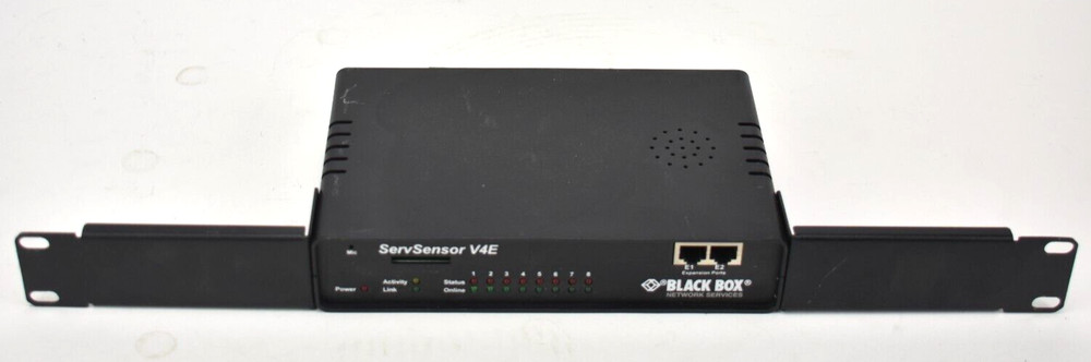Black Box AlertWerks Gateway ServSensor V4E Dual Temp / Humidity Sensor Display