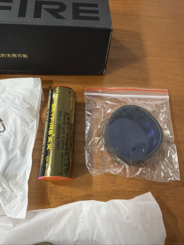 Skyfire Rechargeable Flashlight High Lumens LED Flashlight With Ignition Lens