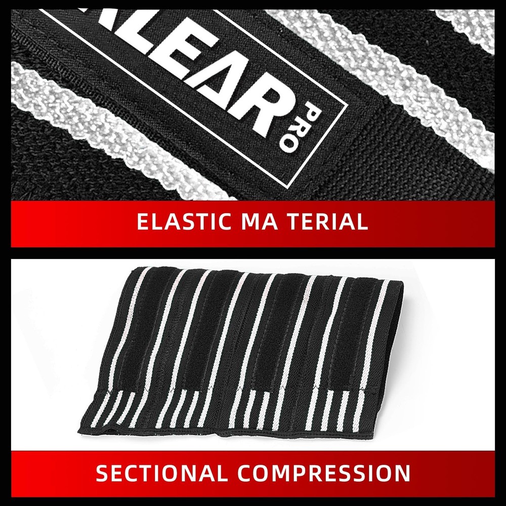 MANUEKLEAR Elbow Sleeves for Weightlifting, Adjustable Elbow Wraps for Weight...