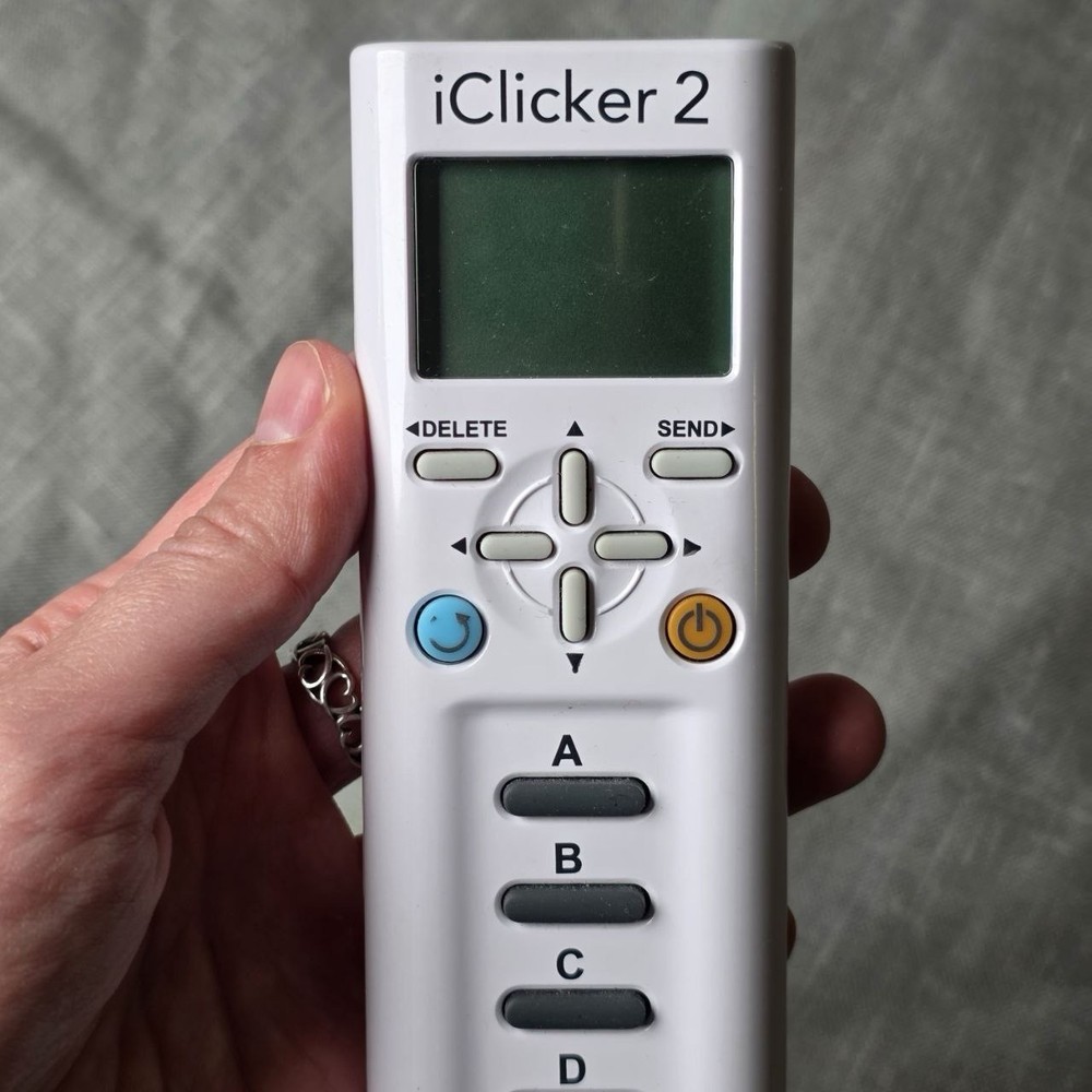 iClicker 2 Remote Student Response System Classroom Polling White