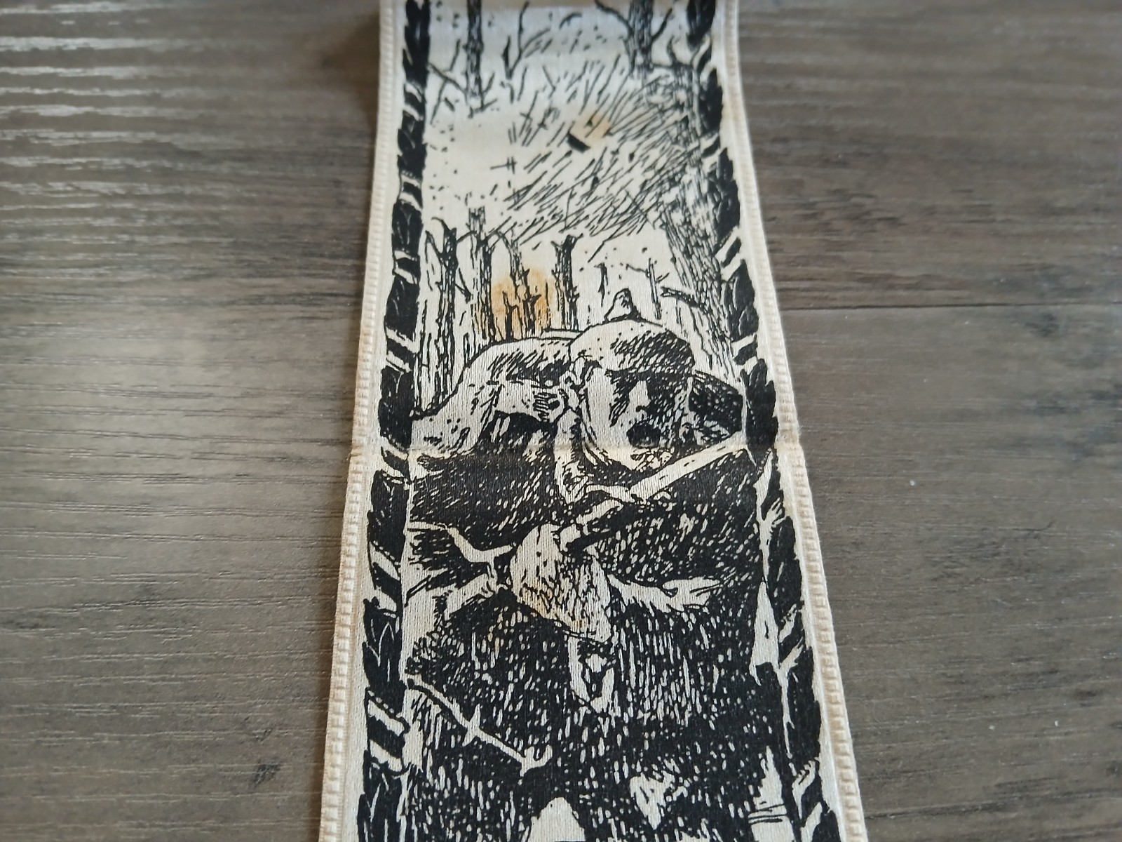 1914-1916 WWI World War 1 German Vivat Silk Fund Raising Ribbon Military Soldier