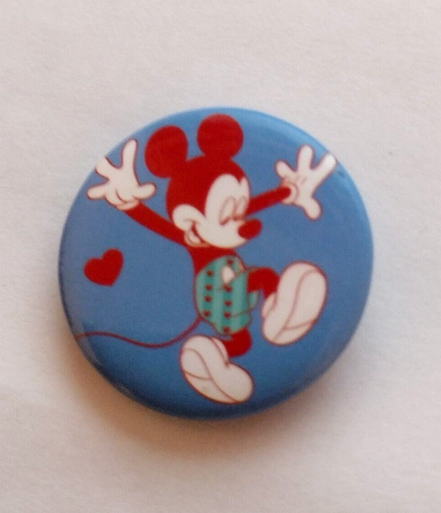 Mickey Mouse Disney Walgreen Small Badge Button Pin