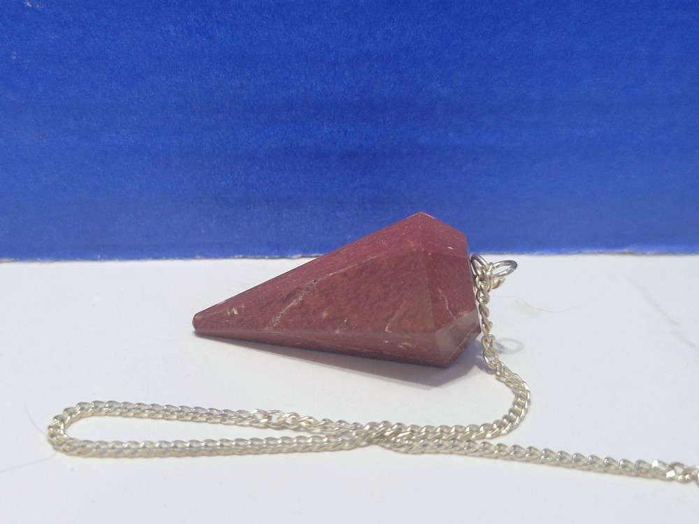 Vintage Red Jasper Pendulum for Dowsing