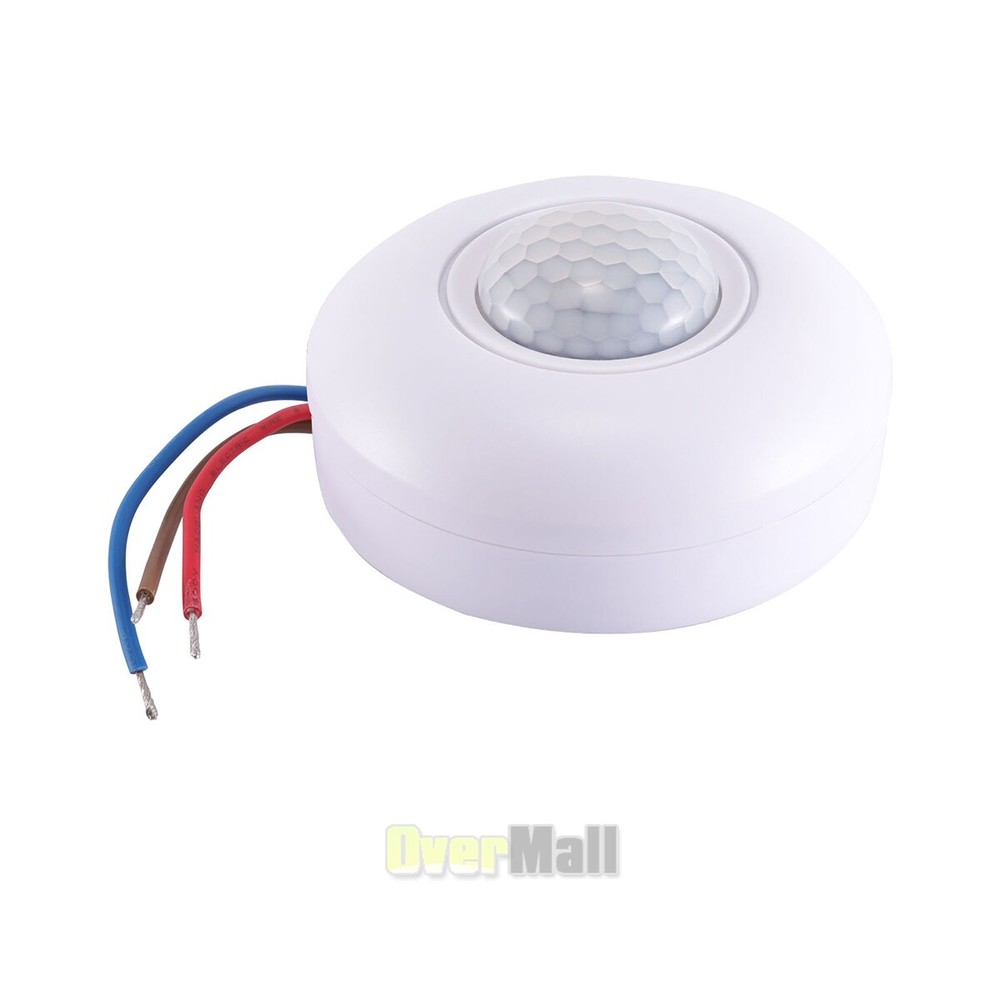 US Surface Mount PIR Ceiling Occupancy Motion Sensor Detector Light Switch 360°