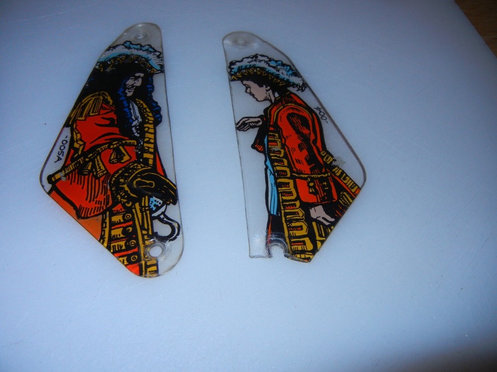 Data East Hook Pinball Slingshot Plastics - Used