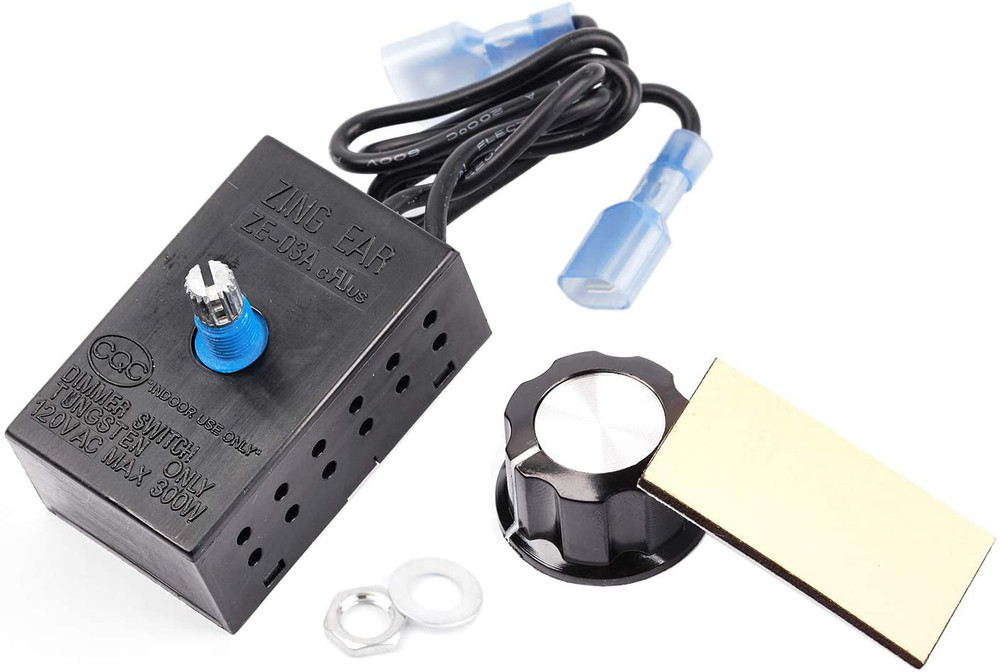 Rheostat Variable Speed Control For Gas Fireplace Fan Kit Wood Stove Controller