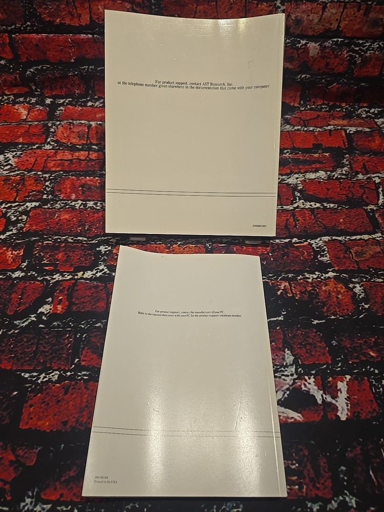 SET OF 2 Microsoft Windows For Workgroups & MS-DOS 6 User's Guide - Paperback