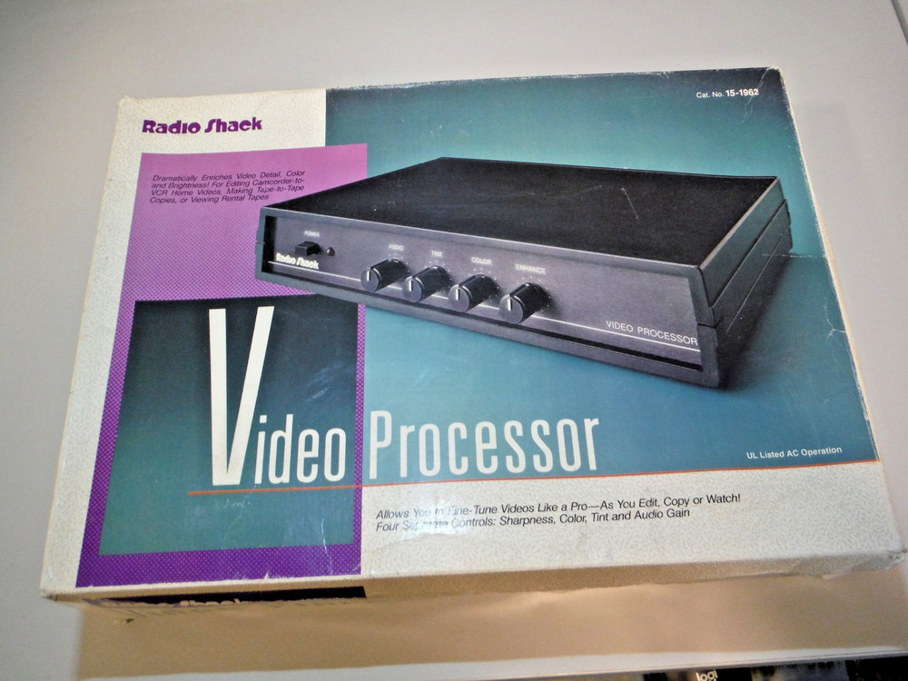 Radio Shack Video Processor 15-1962 Vintage