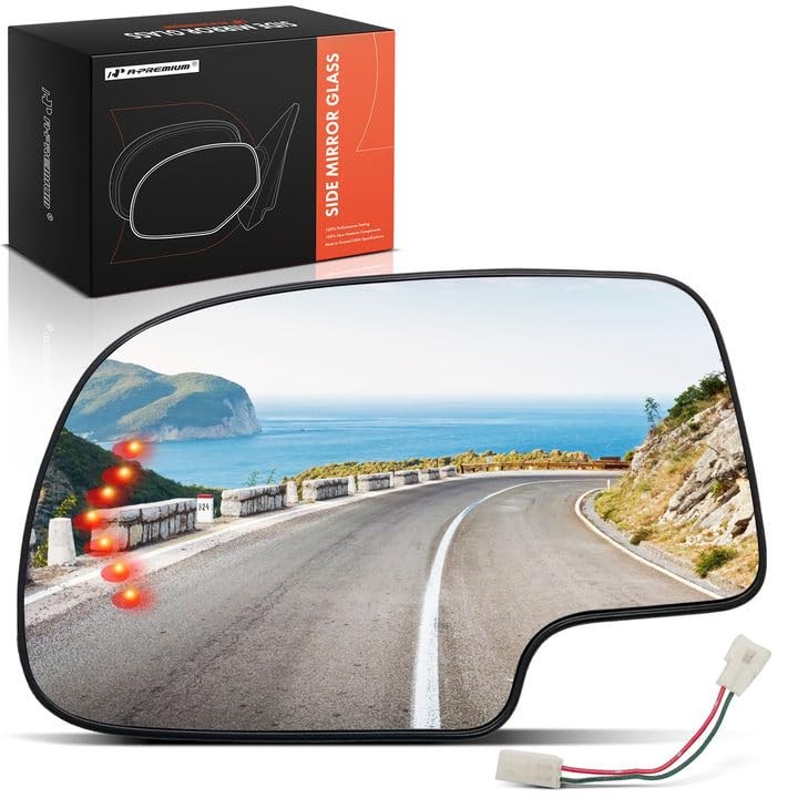 Driver Side Heated Mirror Glass - Compatible with 2003-2007 Left Driver Side