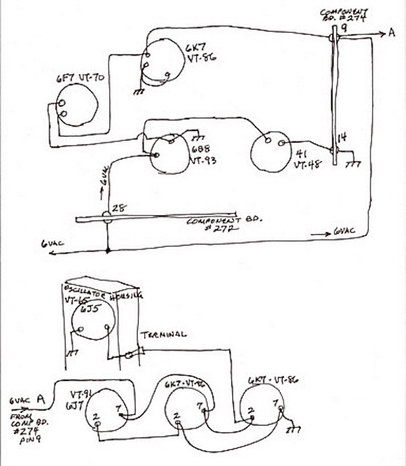 U. S. Army Signal Corps BC-348 Receiver Power Supply - 6.3 volts. 250 volts.