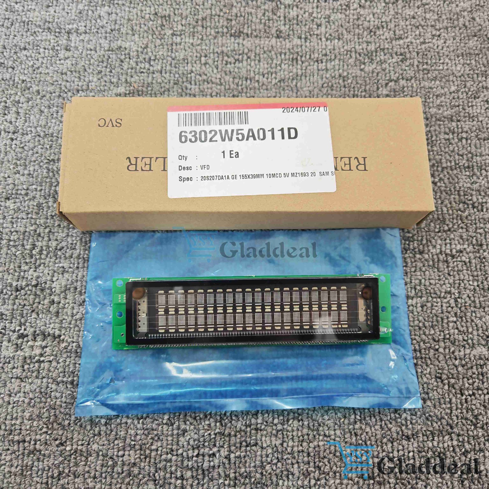 New LCD Display Screen For SSOT 20S207DA1 VFD