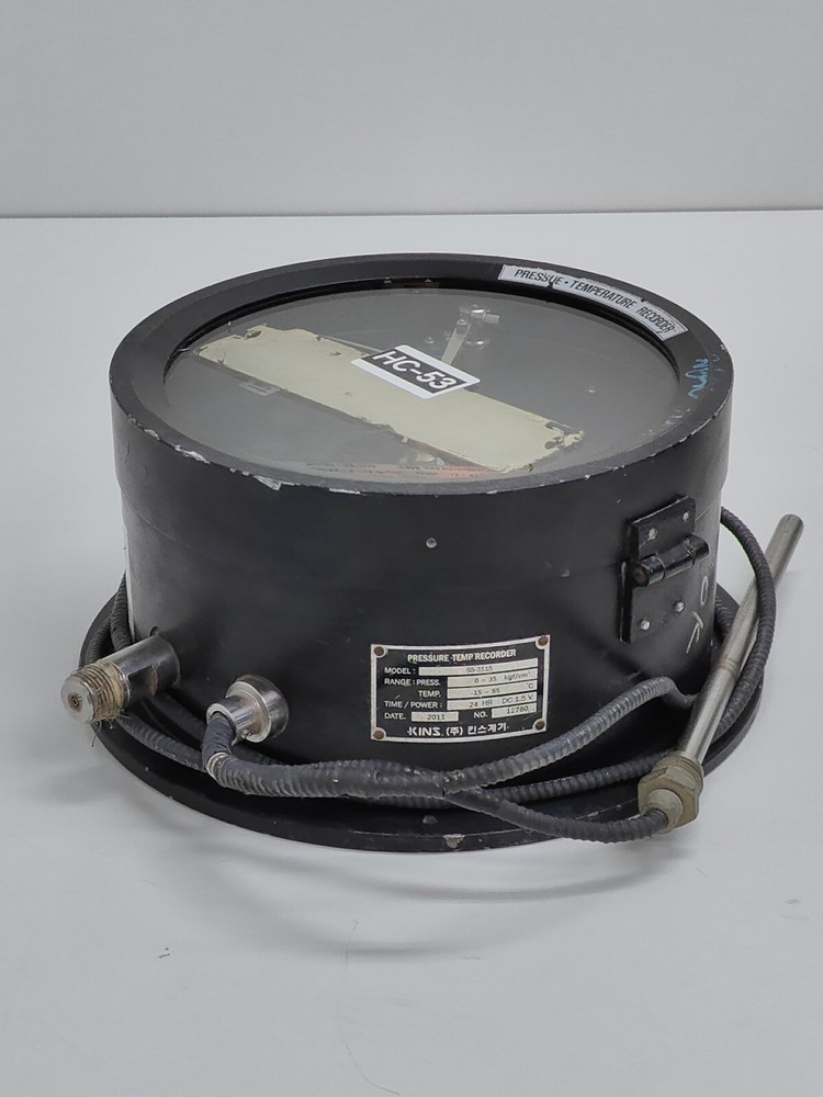 KINS SS-3115 PRESSURE TEMP RECORDER, HC#53