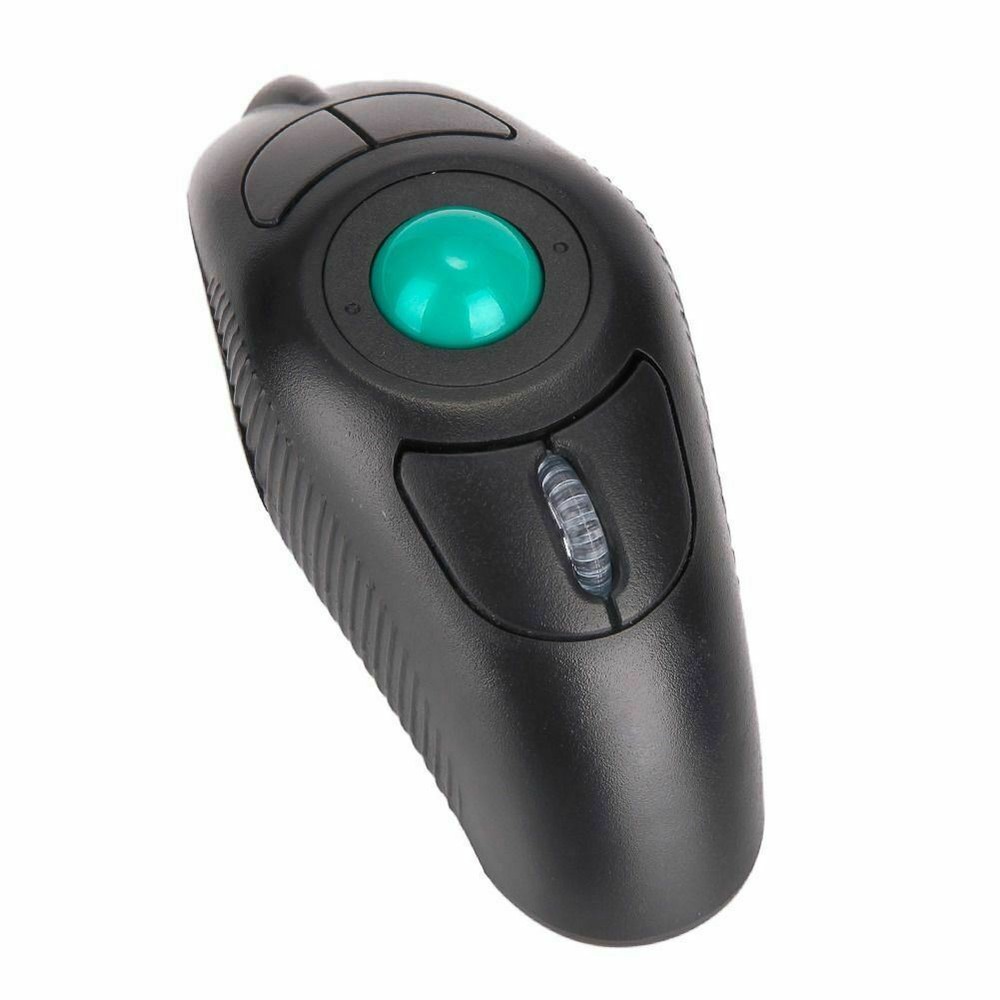 New USB Wireless PC Laptop Finger HandHeld Trackball Mouse Mice w/ Laser Pointer