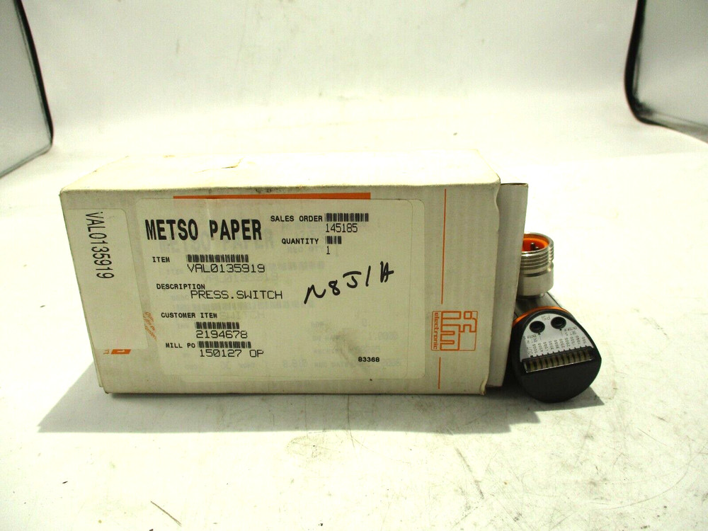 NEW IFM PB4310 PRESSURE SWITCH