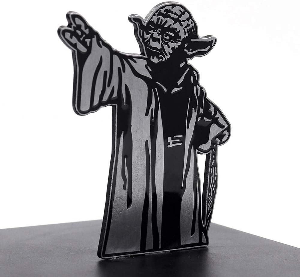Master Yoda Force Metal Bookend, Double-sided Printing Yoda Pattern, Creative...