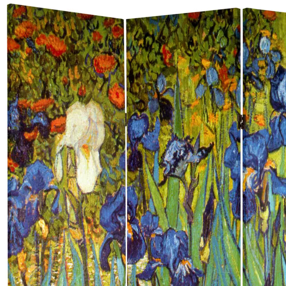 6ft Printed 4 Panel Room Divider Folding Privacy Screen Partition