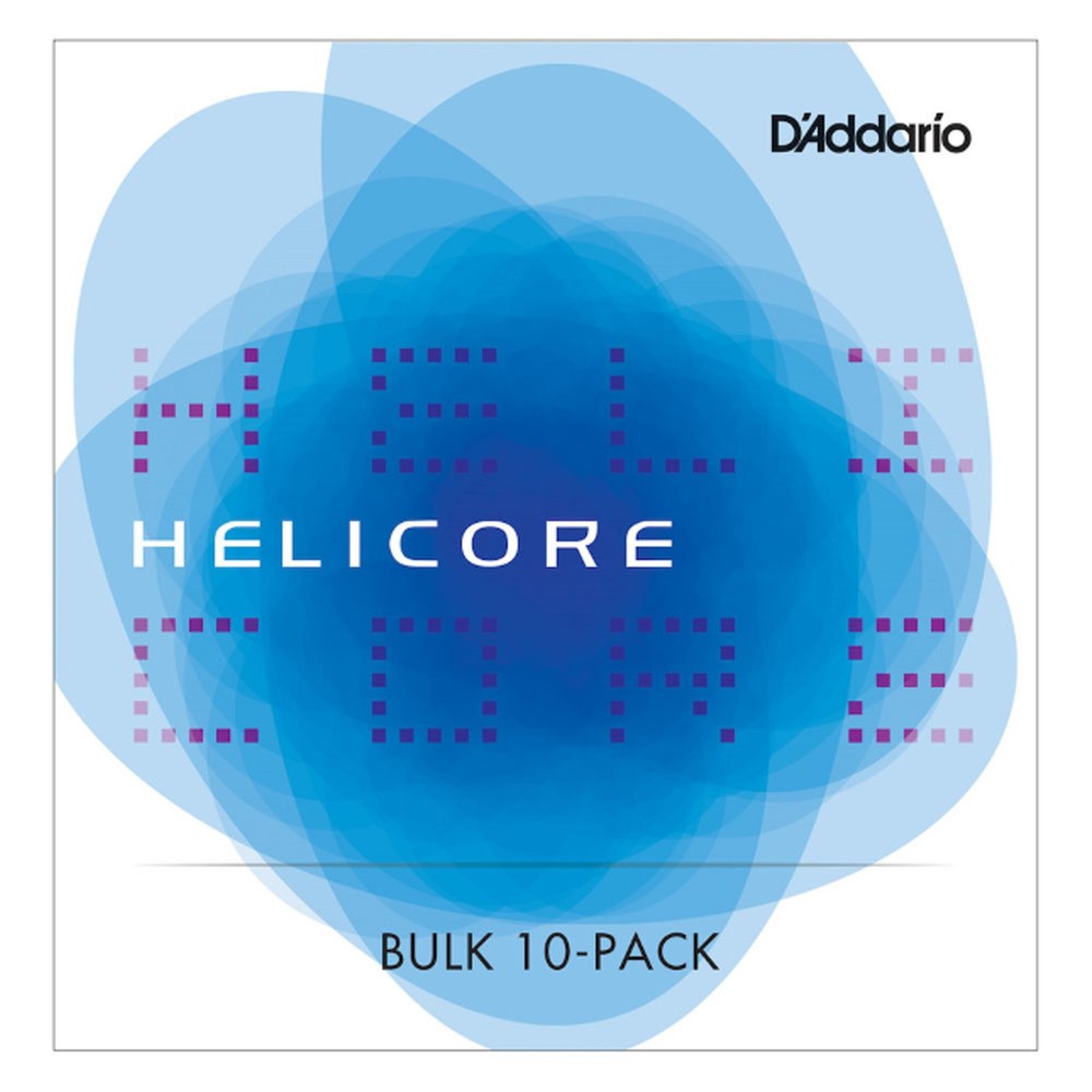 D'Addario Helicore Cello Single A String, 1/8 Scale Medium Tension, Bulk 10-Pack