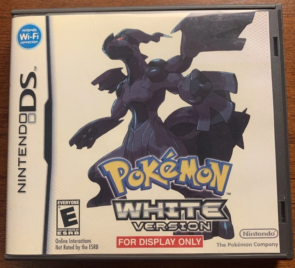 Pokemon White Version Nintendo DS Replacement Case ONLY No Game - For Display